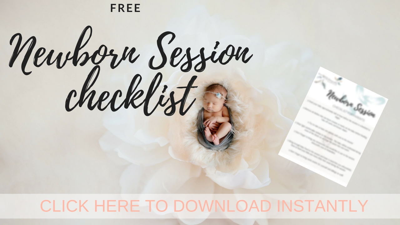 FREE Newborn prep checklist for photography session