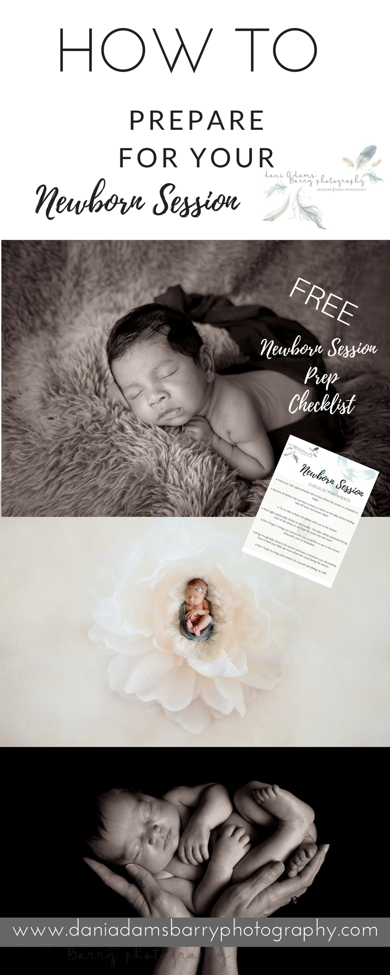 How to Prepare for your Newborn Photography Session- Tips and tricks on how to prepare for your Newborn Session. PLUS, FREE Newborn Session Prep checklist for parents. PIN NOW!