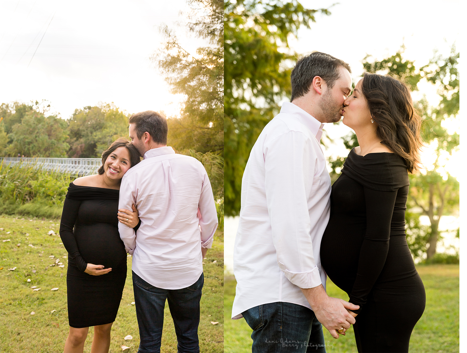 maternity photos white rock lake dallas