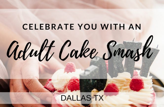 Adult Cake Smash Photo Shoot Dallas Photo Session