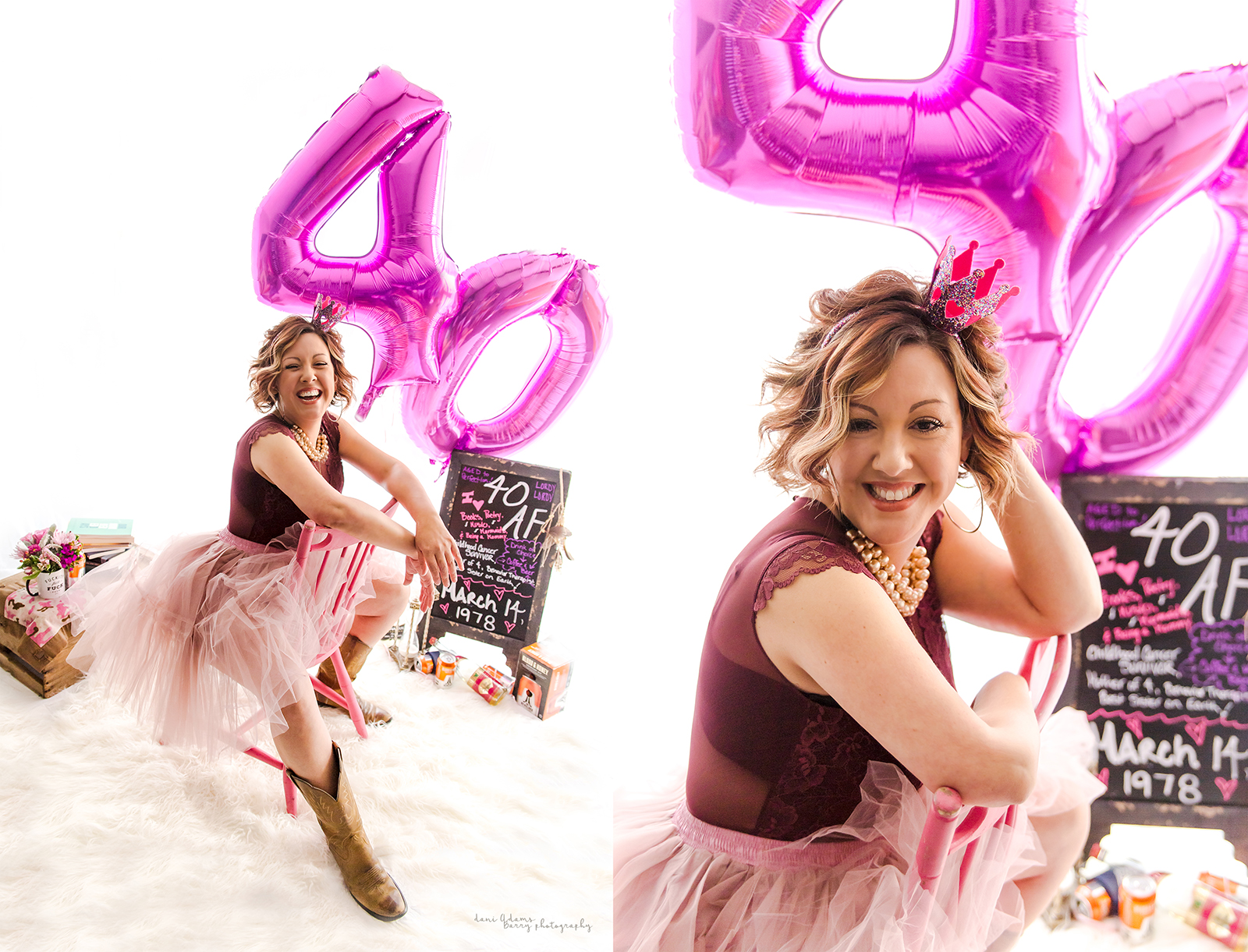 forty year old adult cake smash dallas texas photography