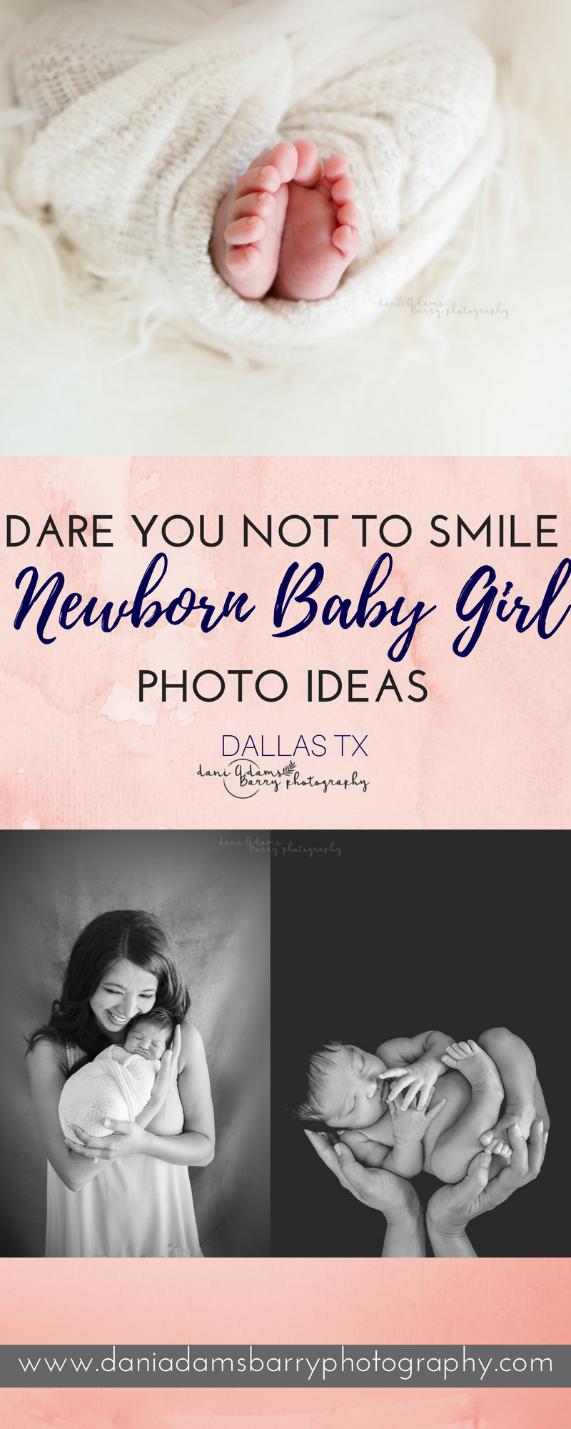 Newborn Baby Girl Photos - Photo Ideas - Dallas TX Newborn Photography Dani Adams Barry- Pin for Inspiration