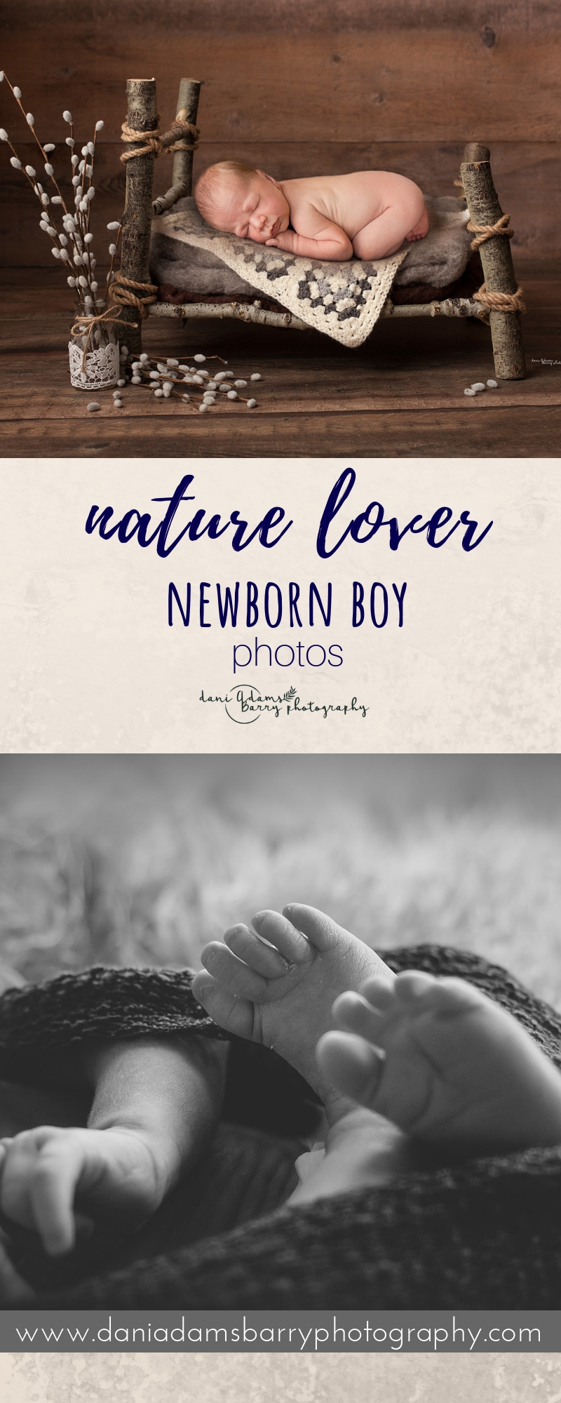 Woodland Baby Boy Photos - Nature Inspired Newborn Photography Dallas TX