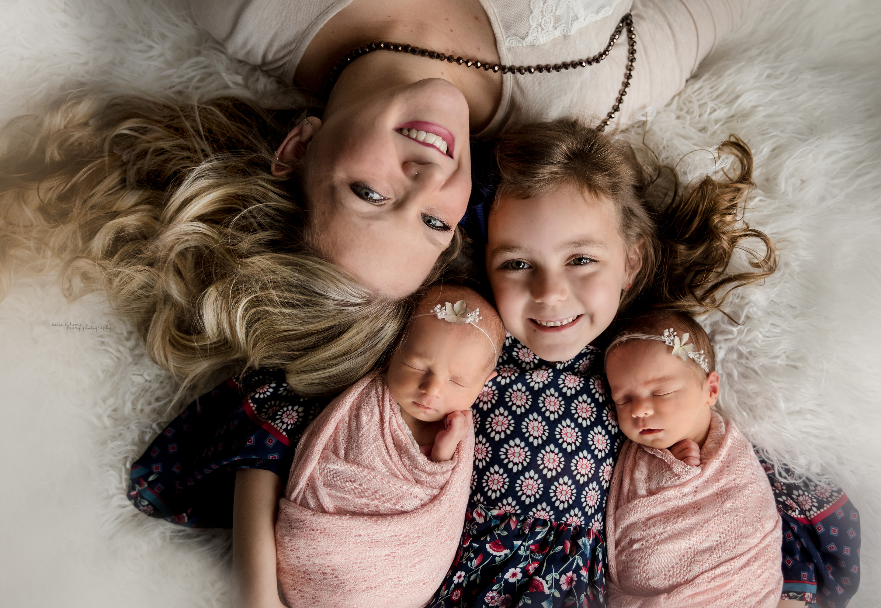newborn twins family photos dallas tx