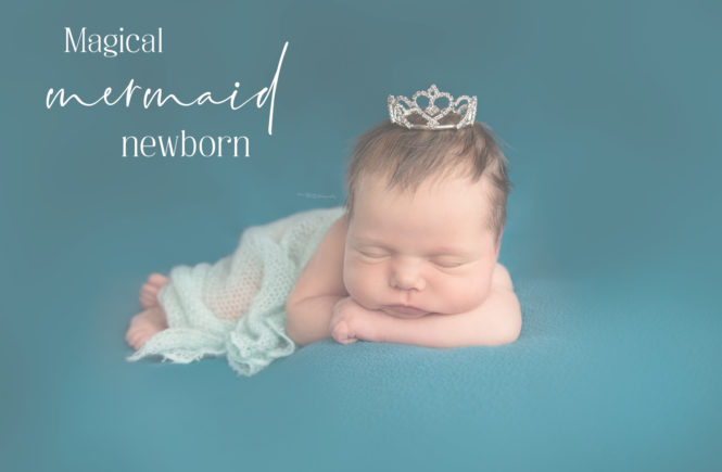 mermaid newborn photography dallas tx