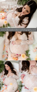 Maternity Milk Bath Photography - Milk Bath Photography - Pregnancy Photos - Milk Bath Photos - Dallas TX