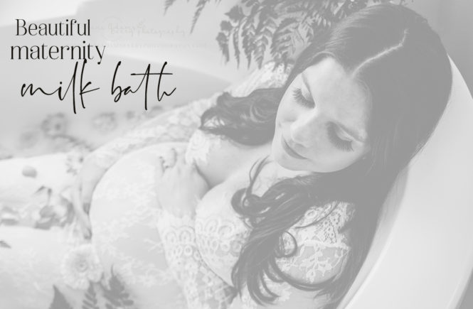 maternity milk bath photos