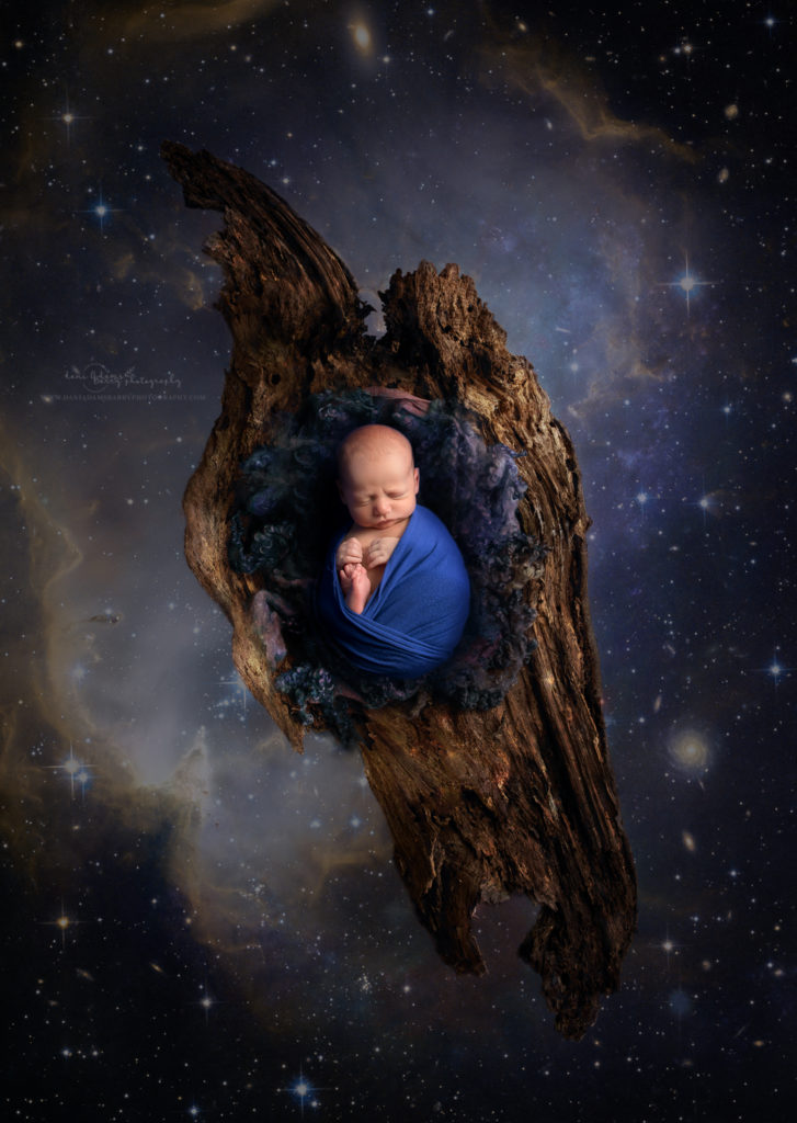 space newborn photos 