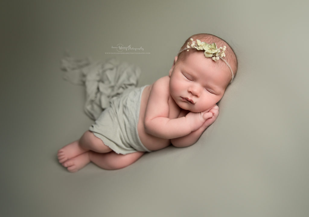 sage newborn baby girl texas newborn photographer