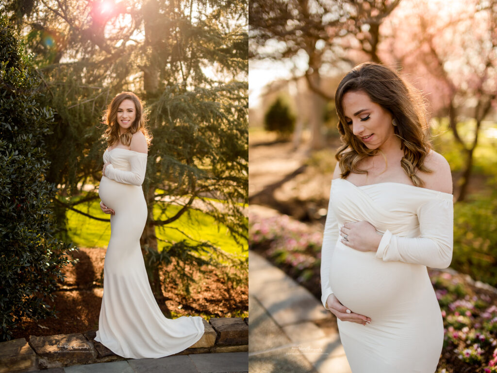 texas maternity photographer dallas arboretum botanical gardens