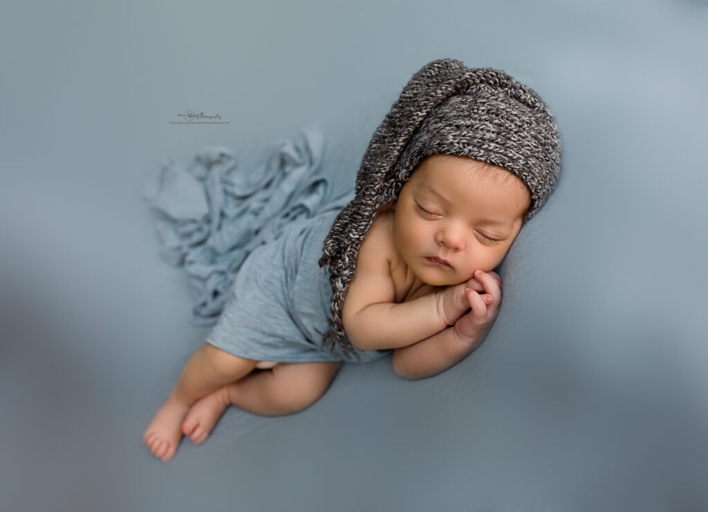 newborn blue moon photography