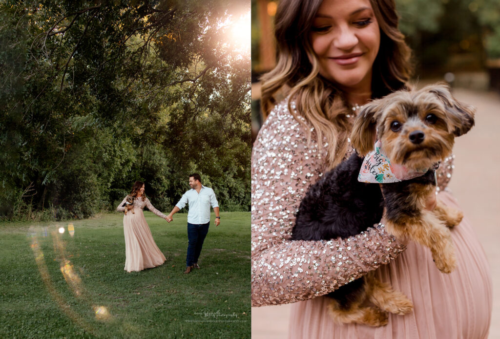 maternity photos with dog dallas tx