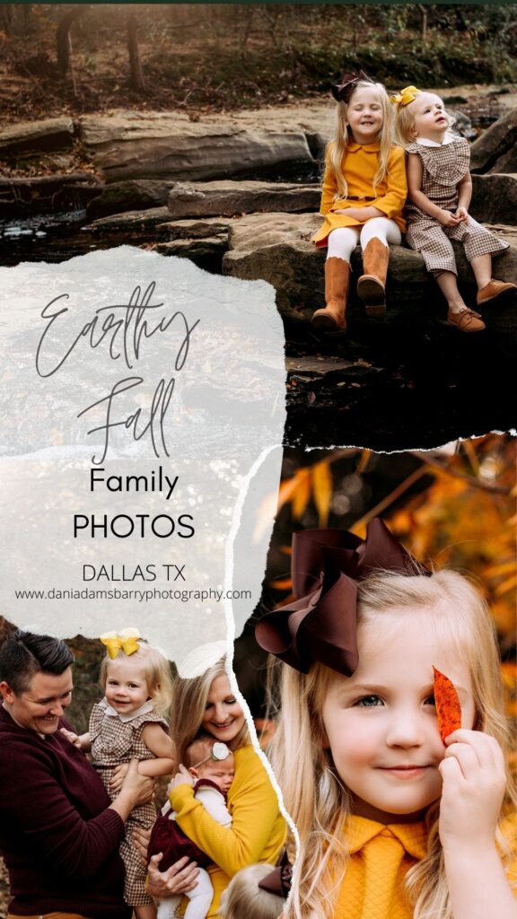 Earthy Fall Family Photos Moody Family photography Dallas Texas