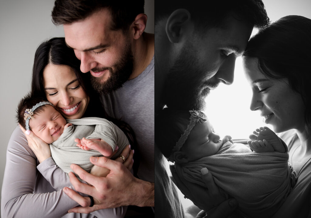 newborn and parents photos