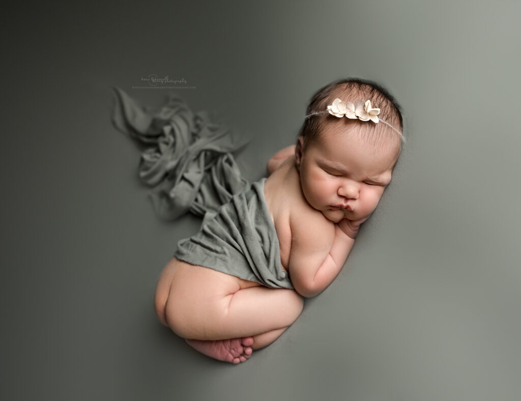 newborn floral photos