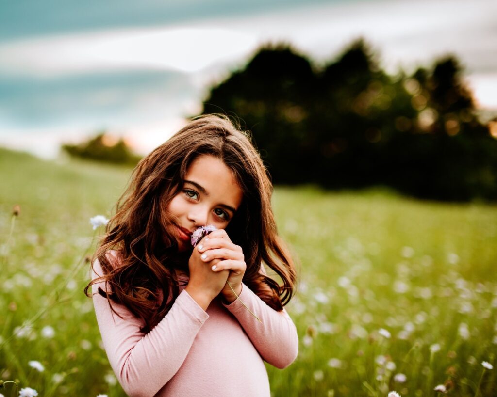 sunset mommy and me session