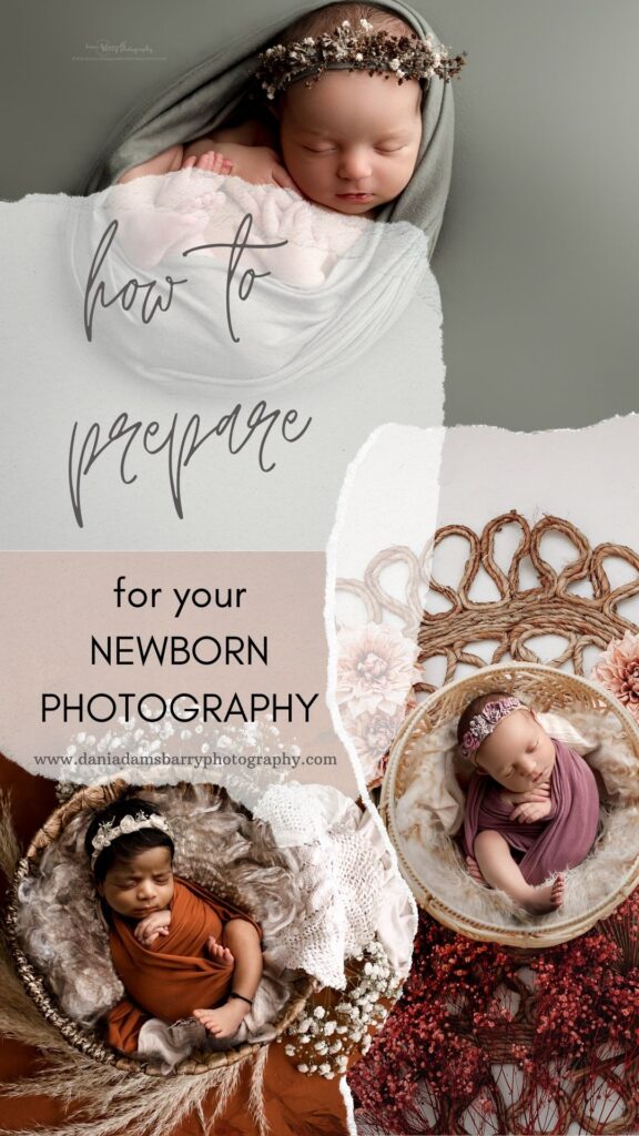 How to prepare for a newborn photo shoot. Newborn Photo session prep guide