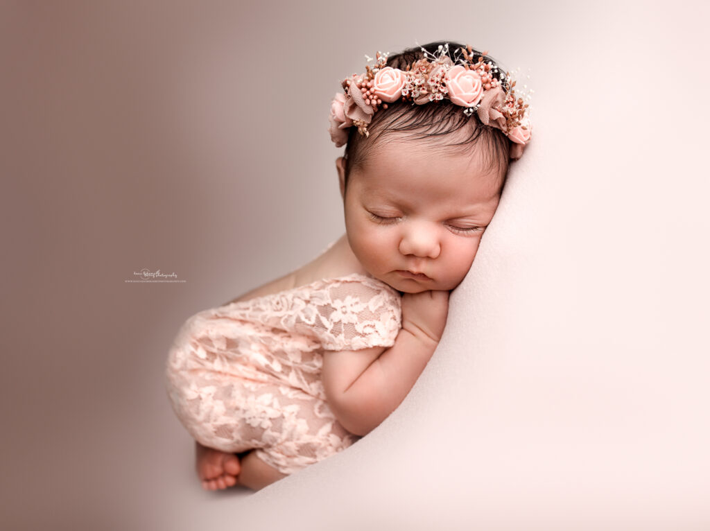 newborn boho lace photos