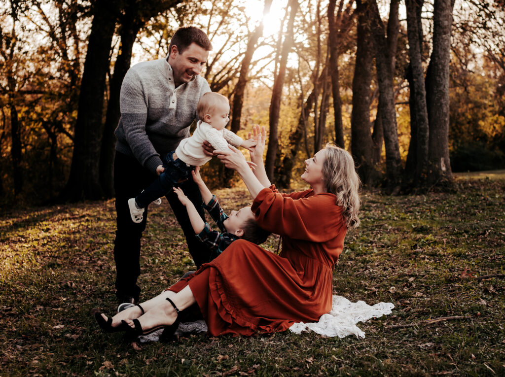 Dallas Family photographer forest