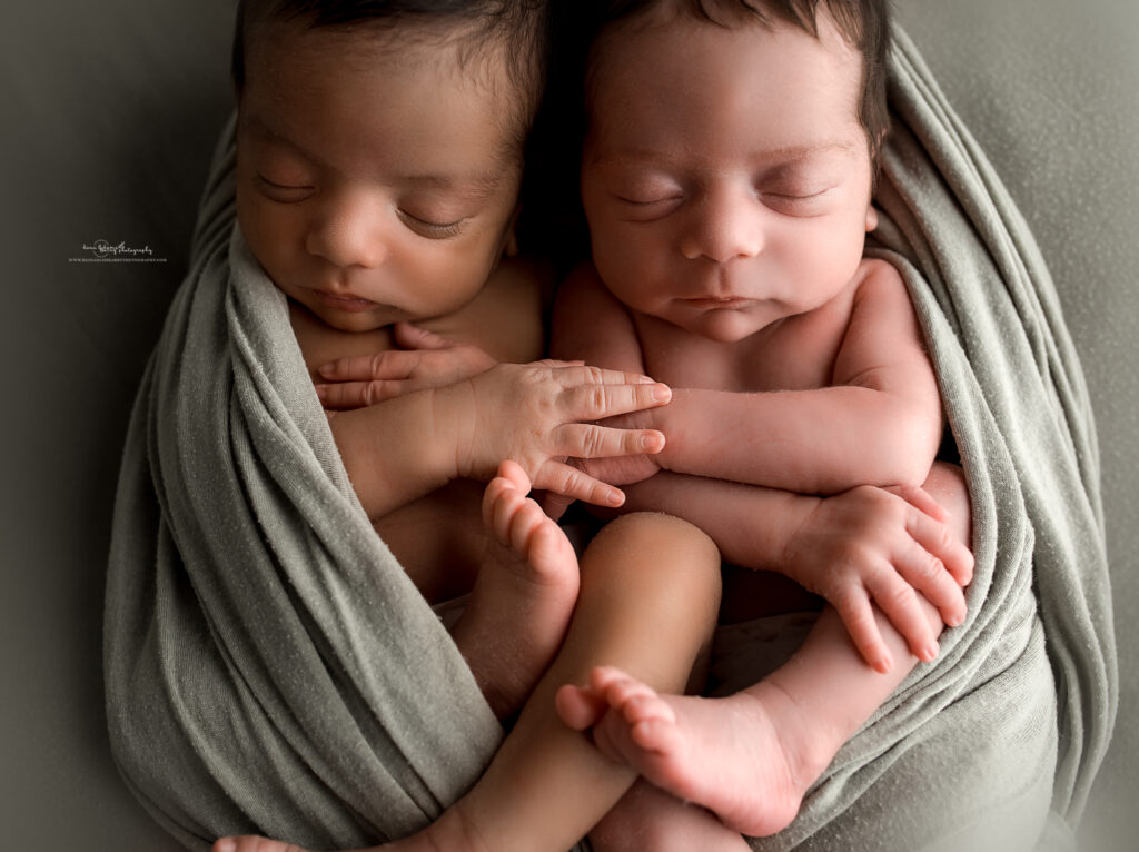 newborn twin photos dallas texas
