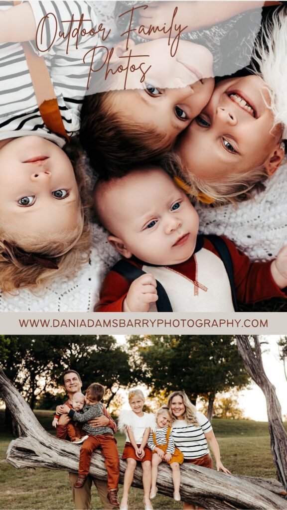Outdoor Family Photos - Dallas Texas Family Photographer - Fall Family Photos