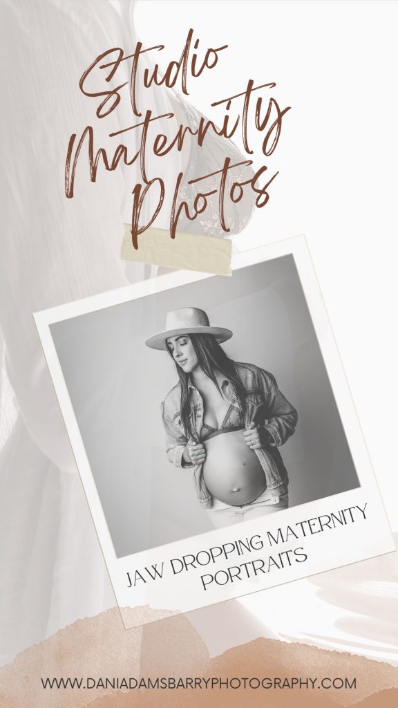 Studio Maternity Photos - Fine Art Maternity Photography - Studio Pregnancy Pictures