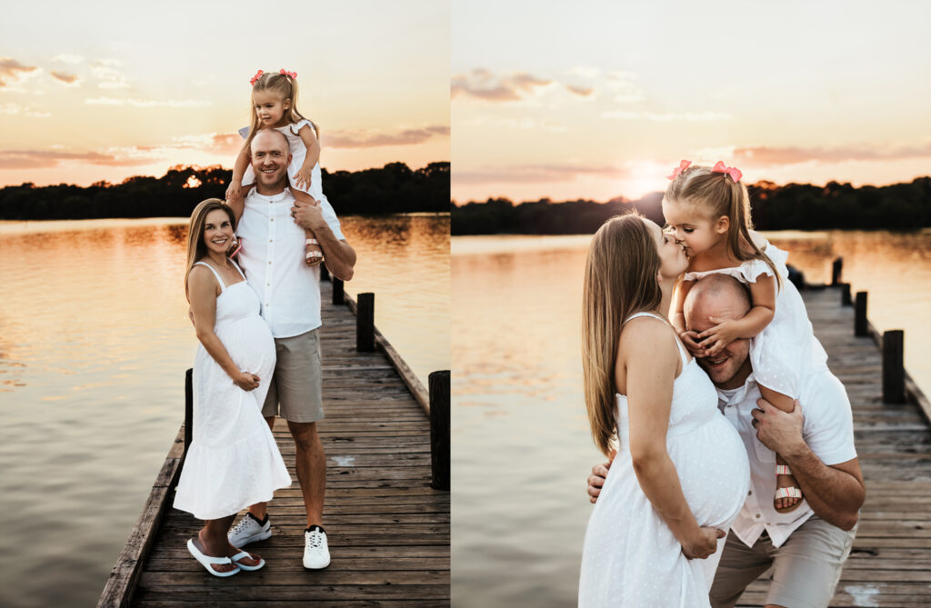 sunset maternity photos