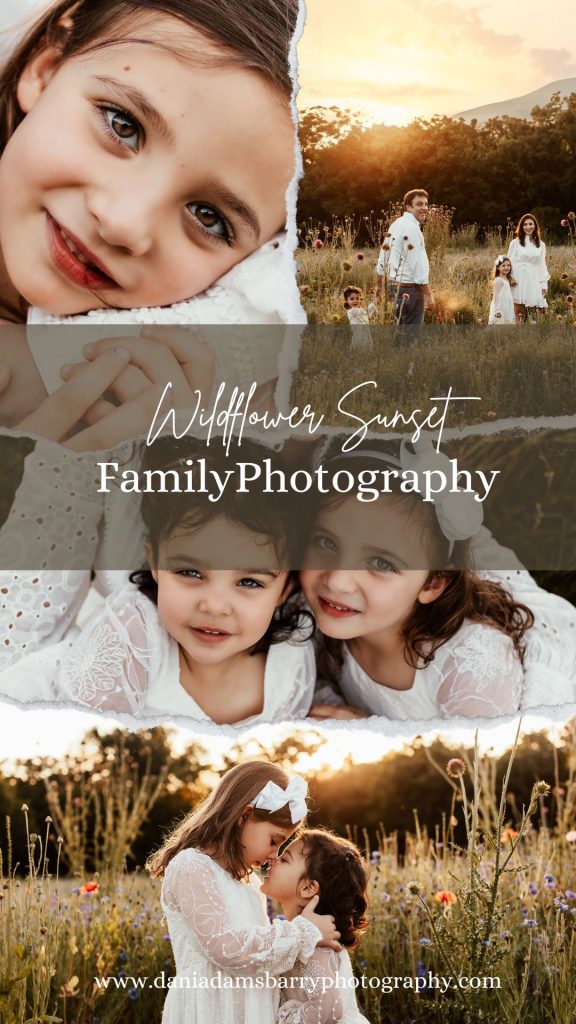 Wildflower Sunset Family Photography- Dallas Texas