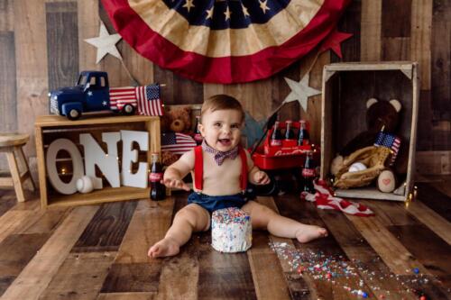 Americana Cake Smash