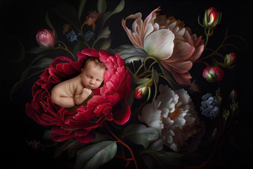 newborn-baby-in-flower